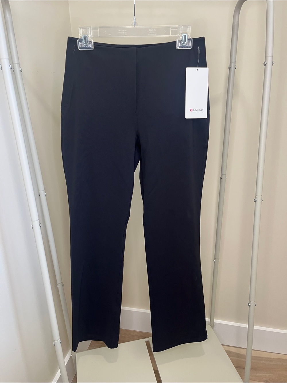 lululemon Black High-Rise Straight Leg Pants